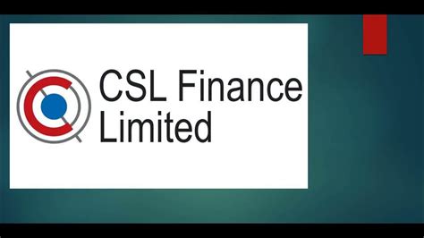 csl finance limited share price